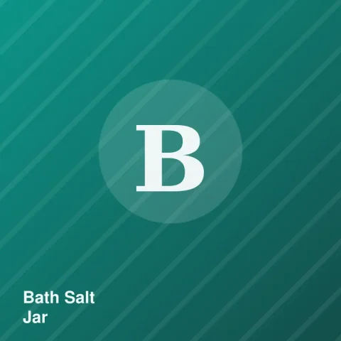 Bath Salt Jar