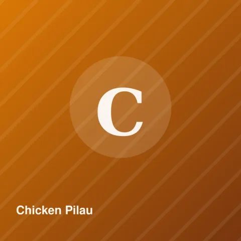 Chicken Pilau