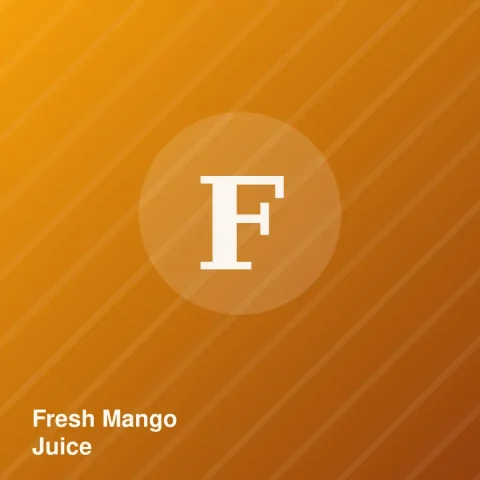 Fresh Mango Juice