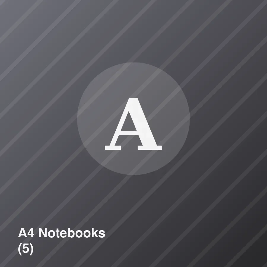 A4 Notebooks (5)