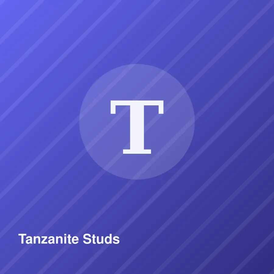 Tanzanite Studs