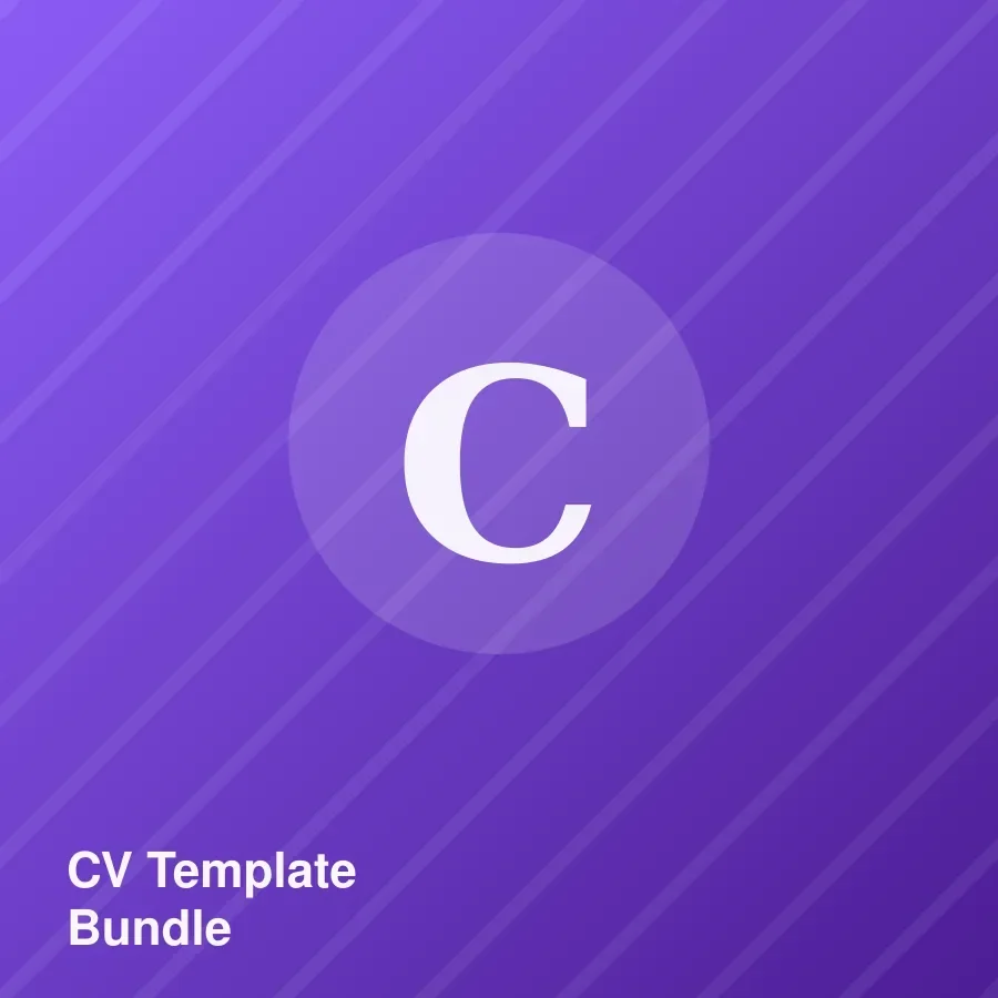 CV Template Bundle