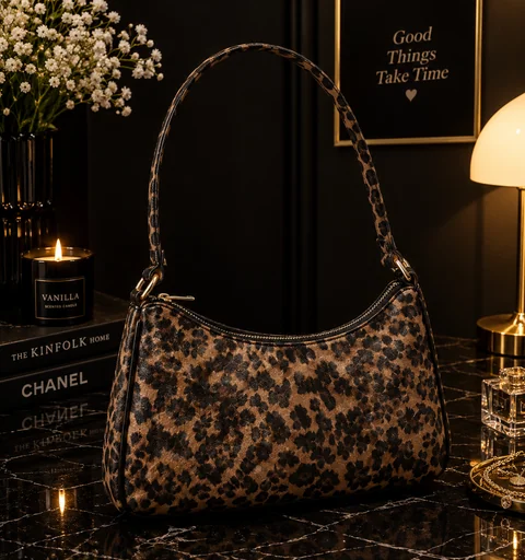 Leopard Print Chic Shoulder Bag