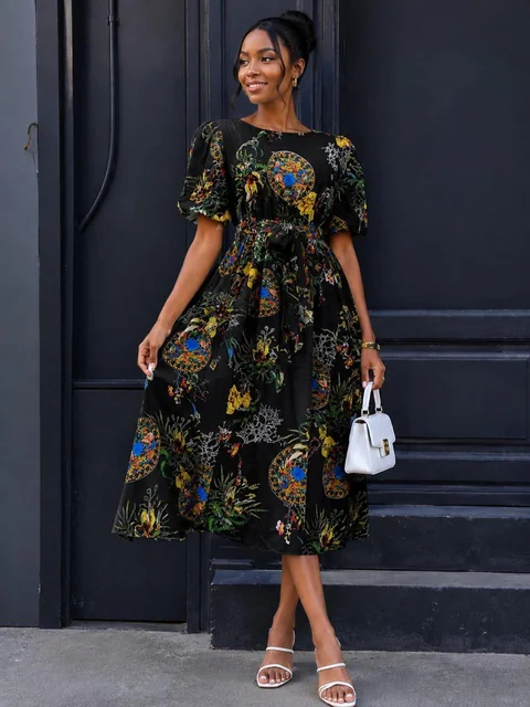 Short floral dress