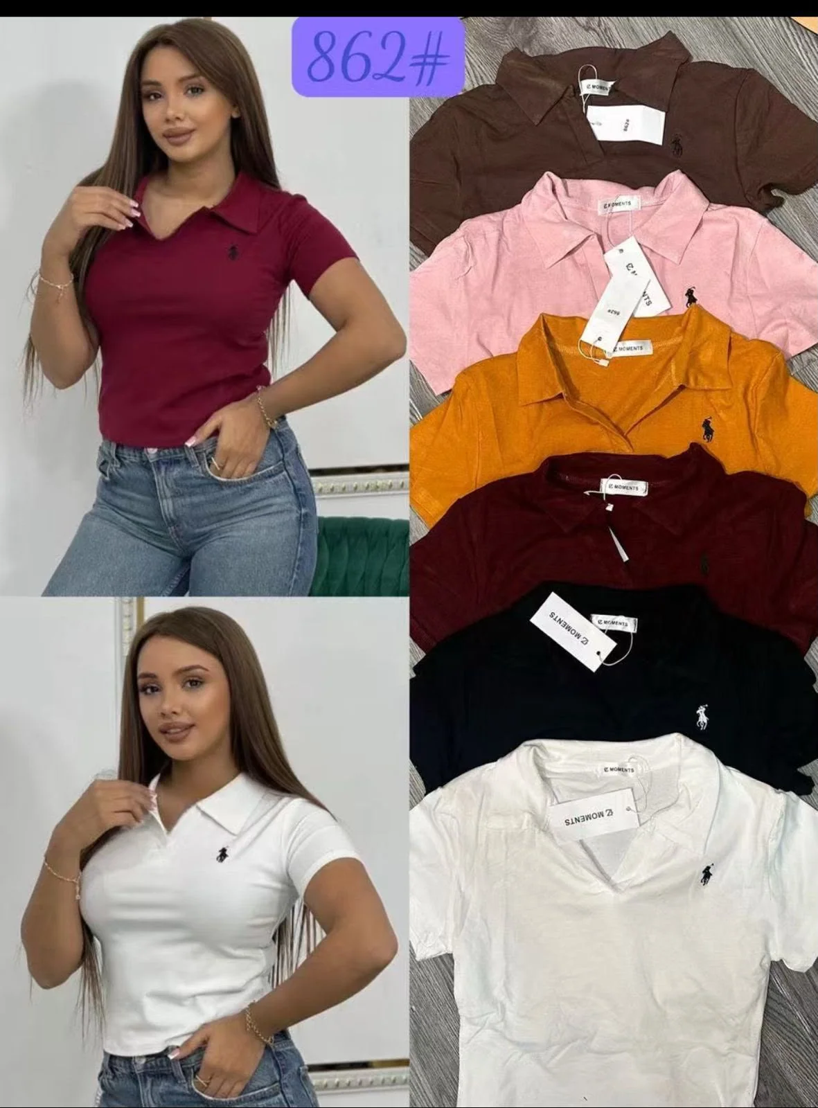 Polo ladies top
