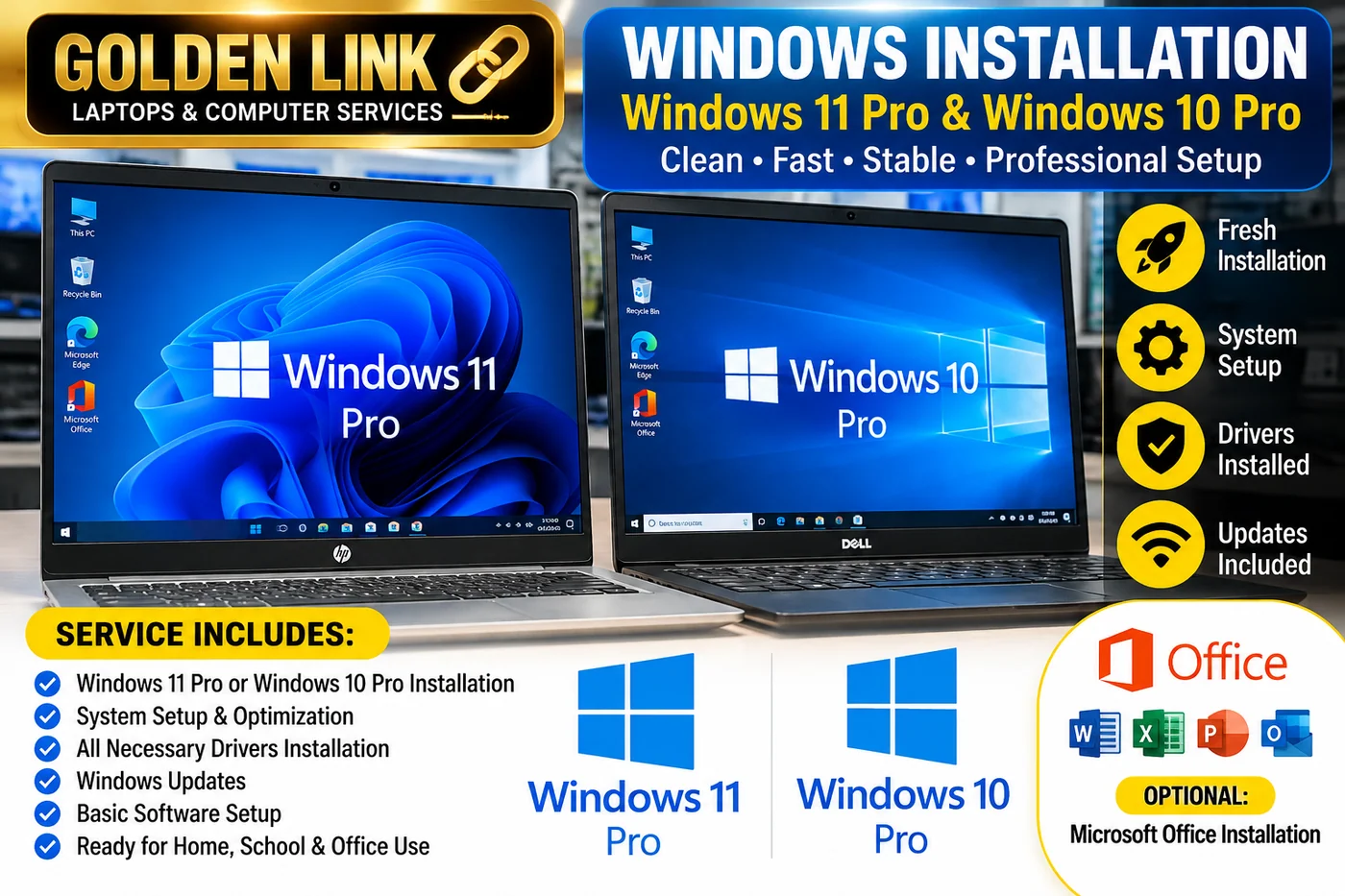 Windows 11 Pro / Windows 10 Pro Installation