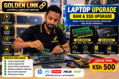 Laptop RAM & SSD Upgrade