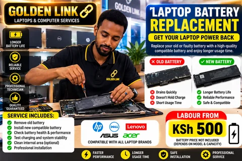 Laptop Battery Replacement