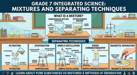 GRADE 7 INTEGRATED SCIENCE : MIXTURES AND SEPARATING TECHNIQUES