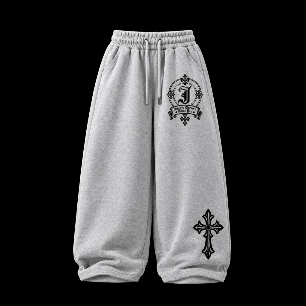 JØURNE Essential Baggy Sweatpants — Grey
