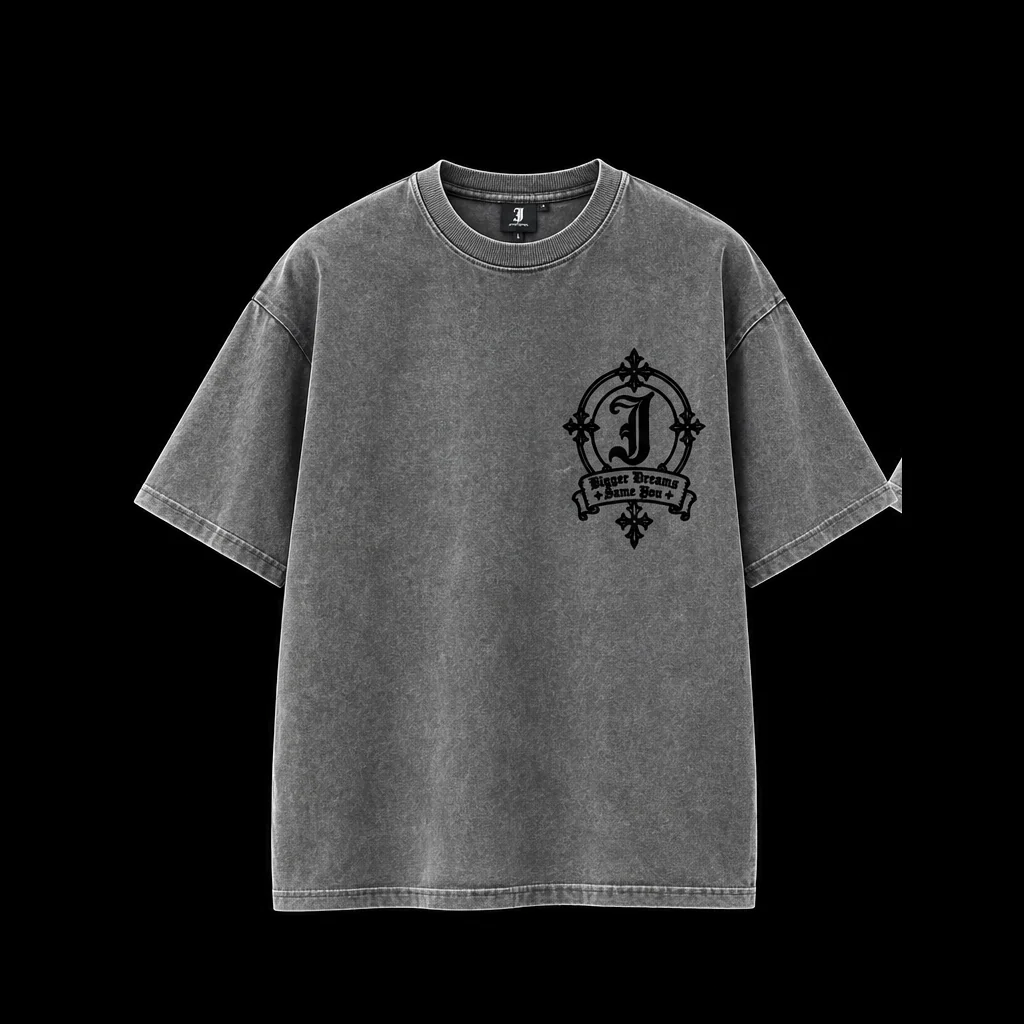 JØURNE Essential Oversized Tee — Grey
