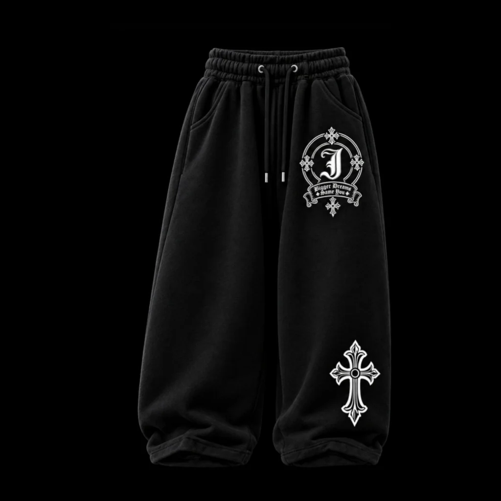 JØURNE Essential Baggy Sweatpants — Black