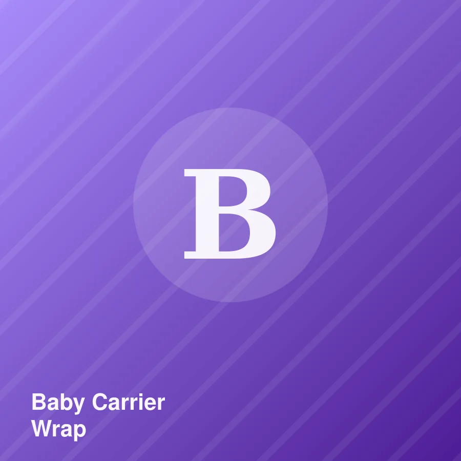 Baby Carrier Wrap