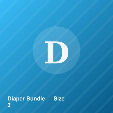 Diaper Bundle — Size 3