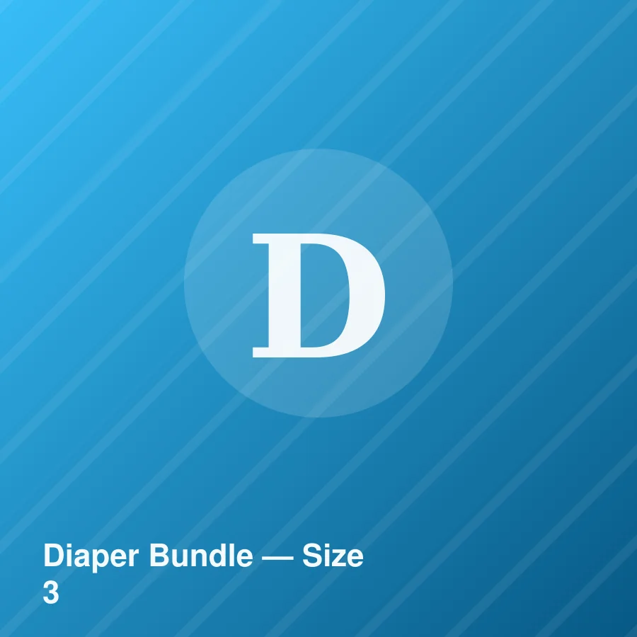 Diaper Bundle — Size 3