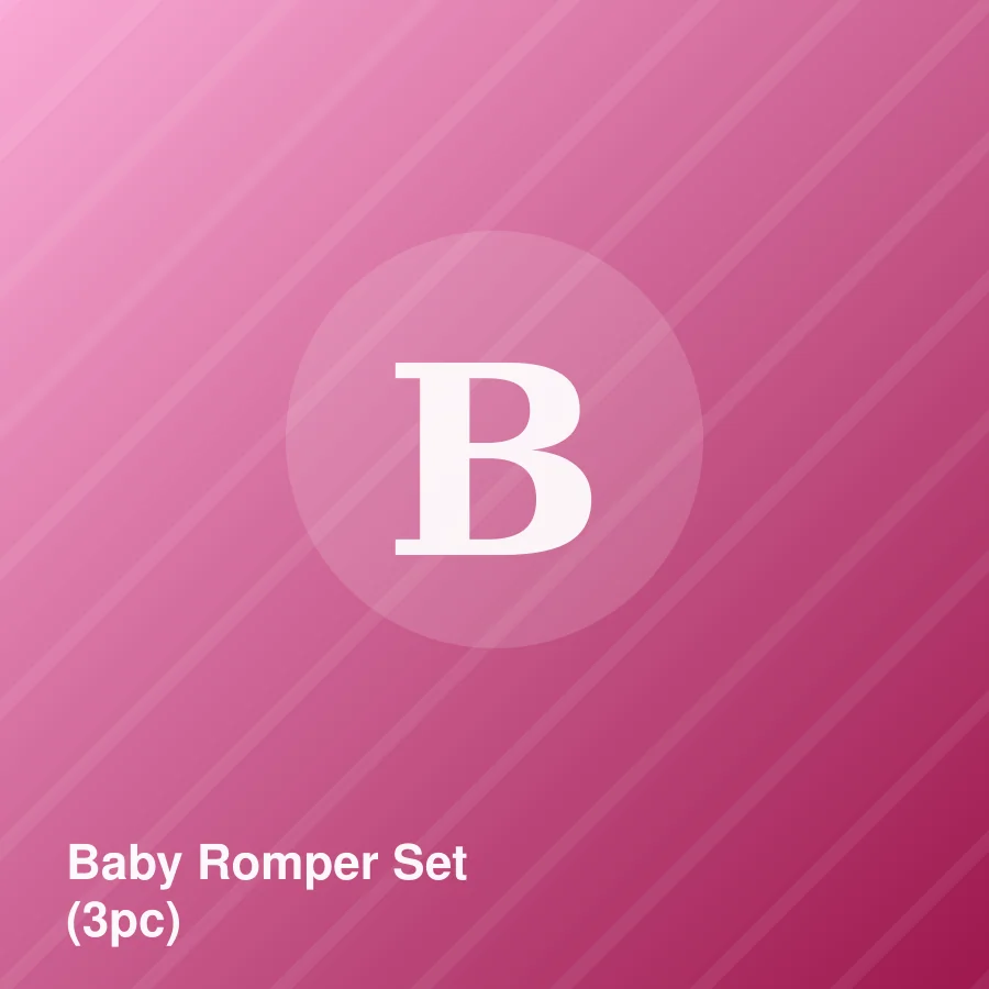 Baby Romper Set (3pc)