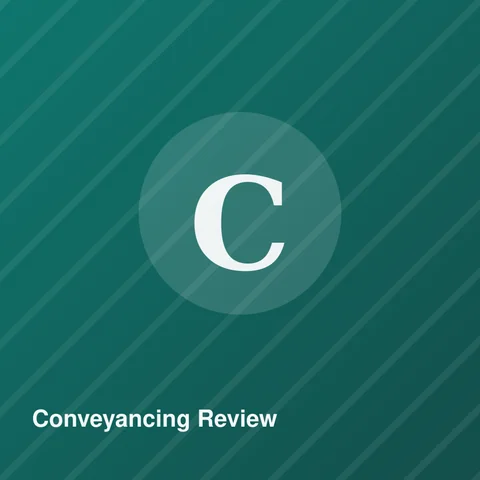 Conveyancing Review