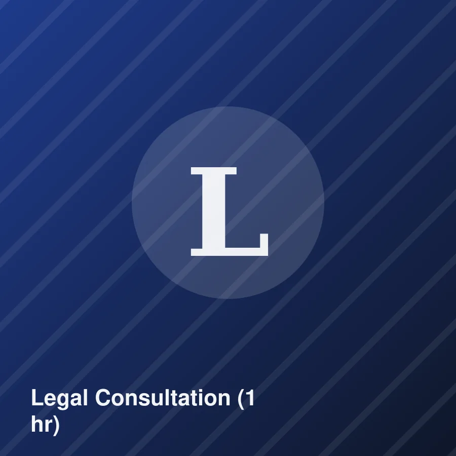 Legal Consultation (1 hr)