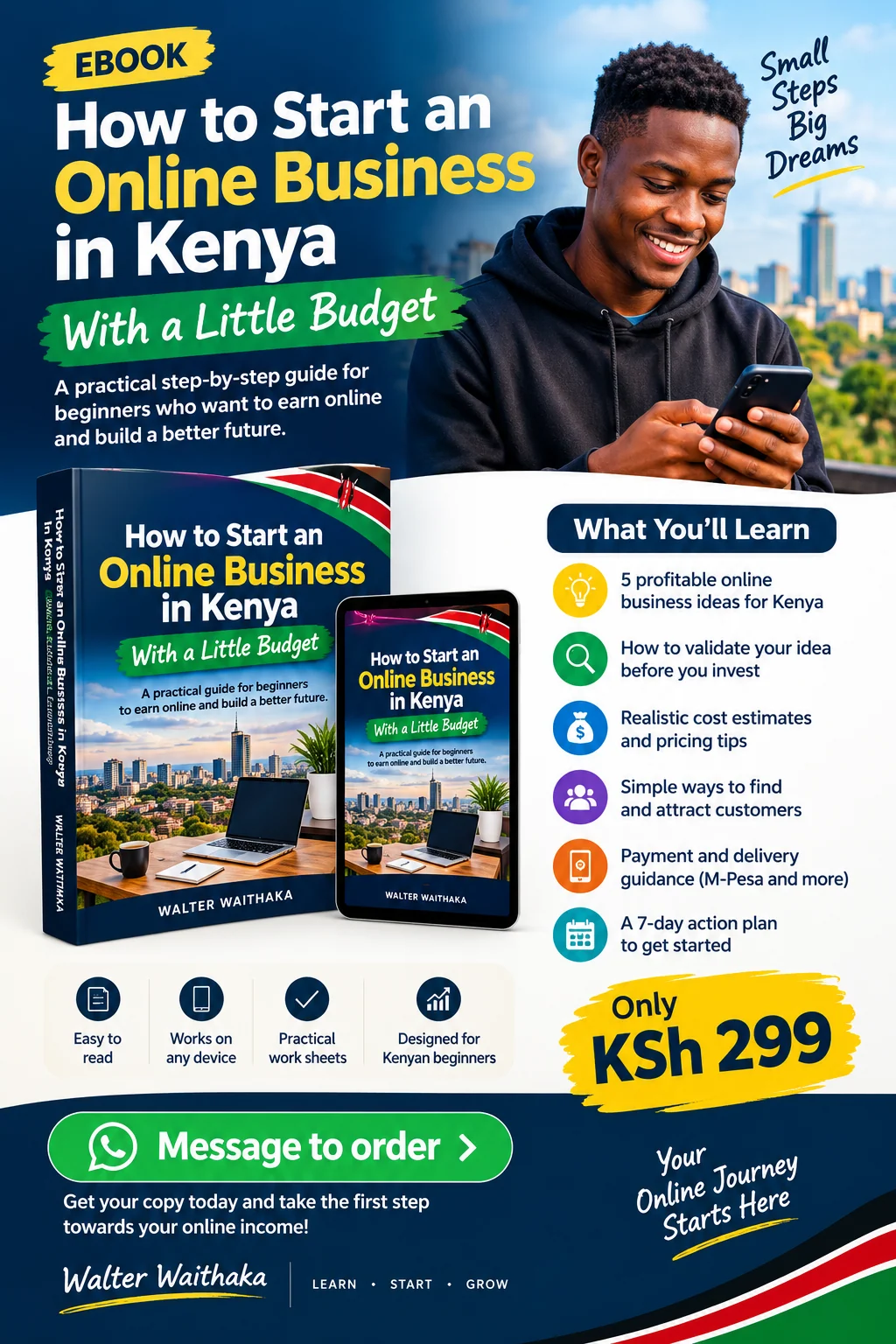 How to start an online business with a little budget-eBook pdf