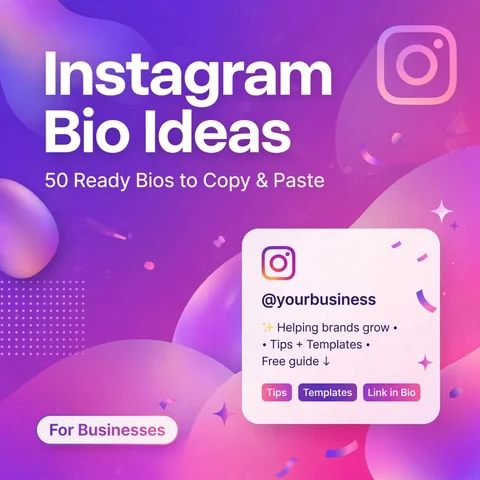 Instagram bio ideas for businesses