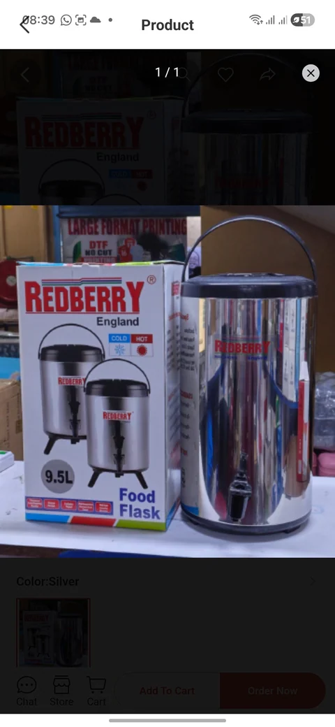 9.5L REDBERRY TEA URN ☕