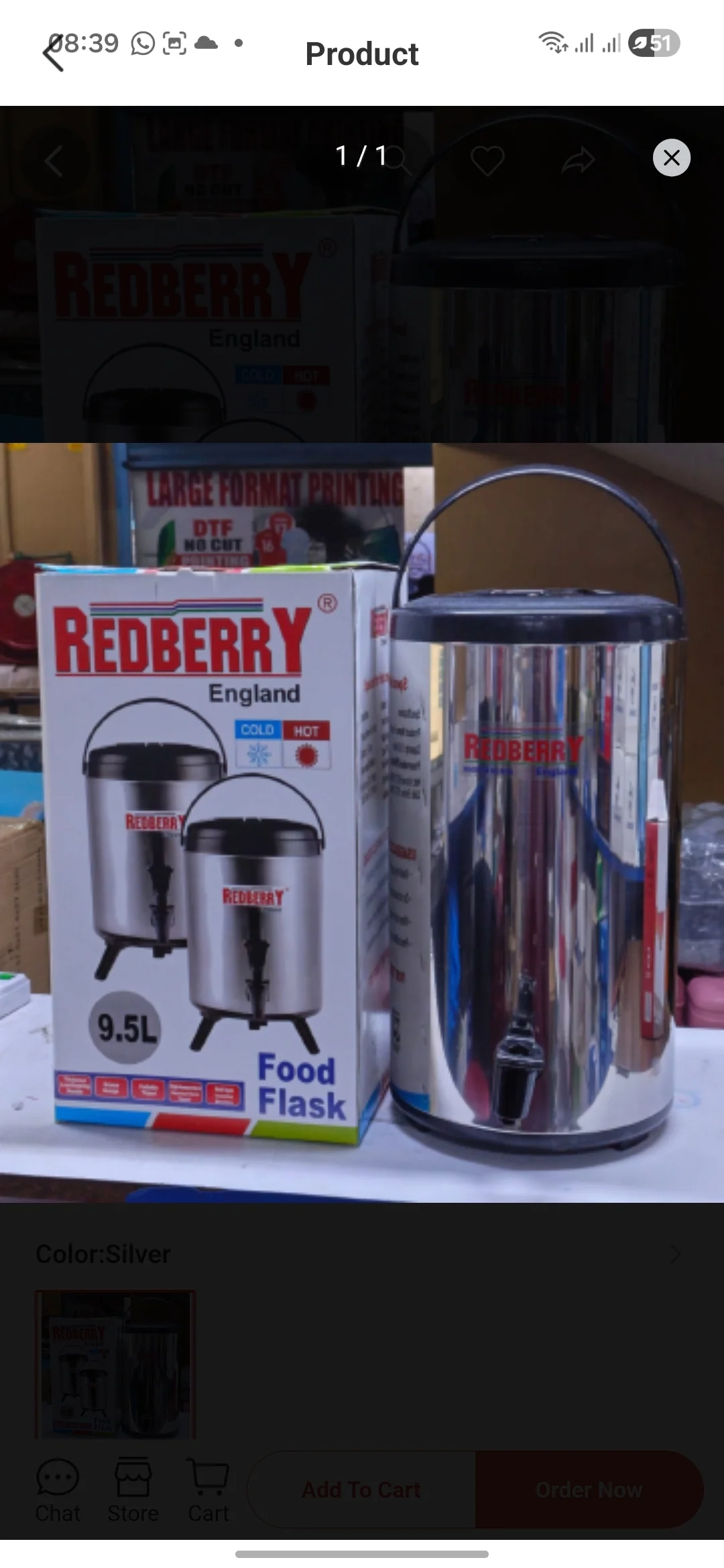 9.5L REDBERRY TEA URN ☕