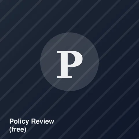 Policy Review (free)