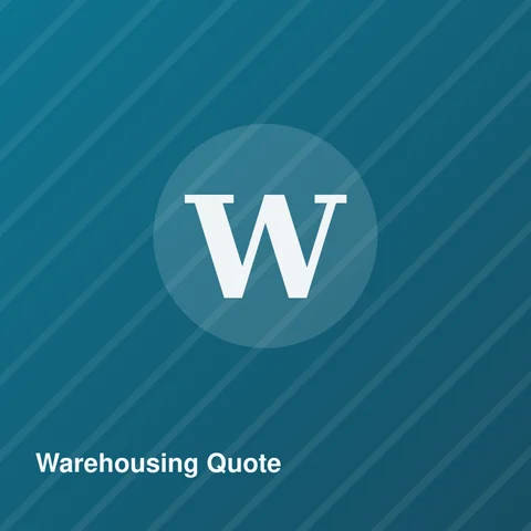 Warehousing Quote