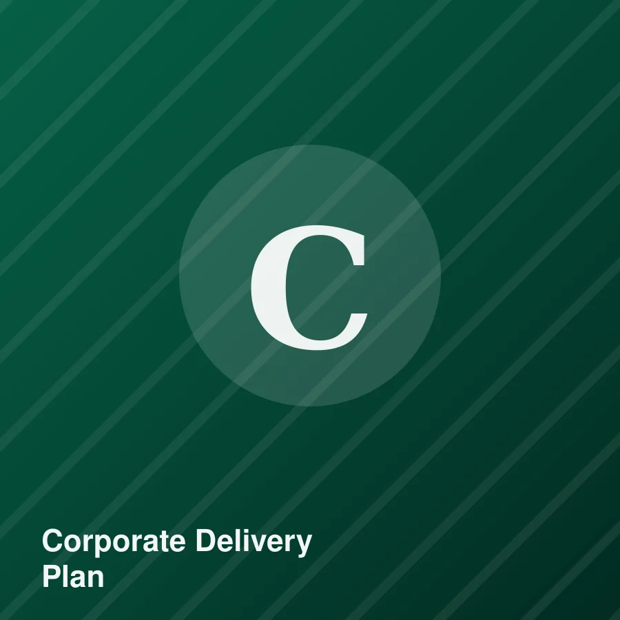Corporate Delivery Plan
