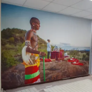 Customized wall murals in Nairobi CBD on Shops Kenya