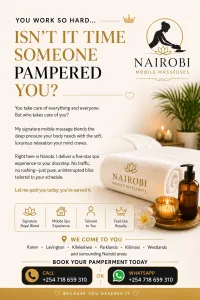 Royal Full Body Massage offered within Nairobi +254718659310 in Westlands on Shops in Kenya