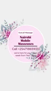 Home or hotel room massage services available within Nairobi +254718659310 in Westlands on Shops in Kenya